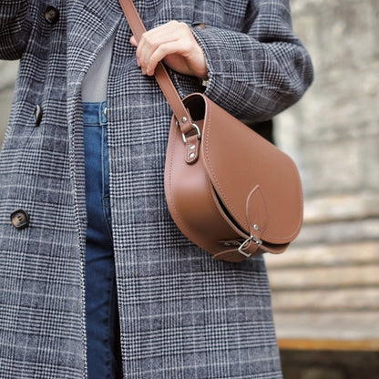Handmade Leather Saddle Bag – Chestnut - Bascora