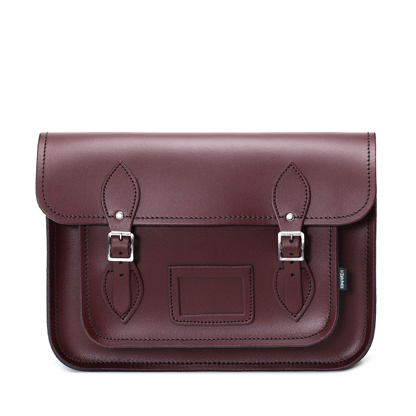Handmade Leather Satchel – Marsala Red - Bascora