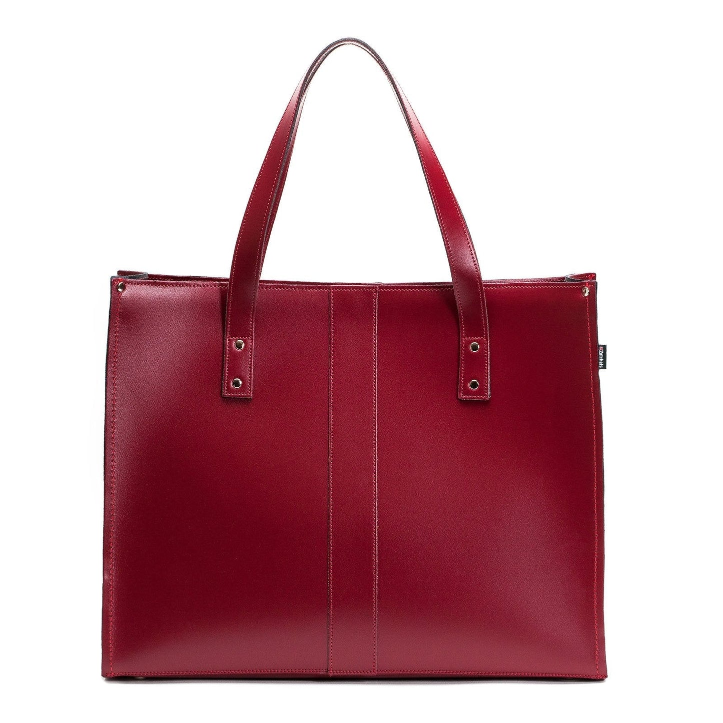 Handmade Leather Shopper – Oxblood - Bascora