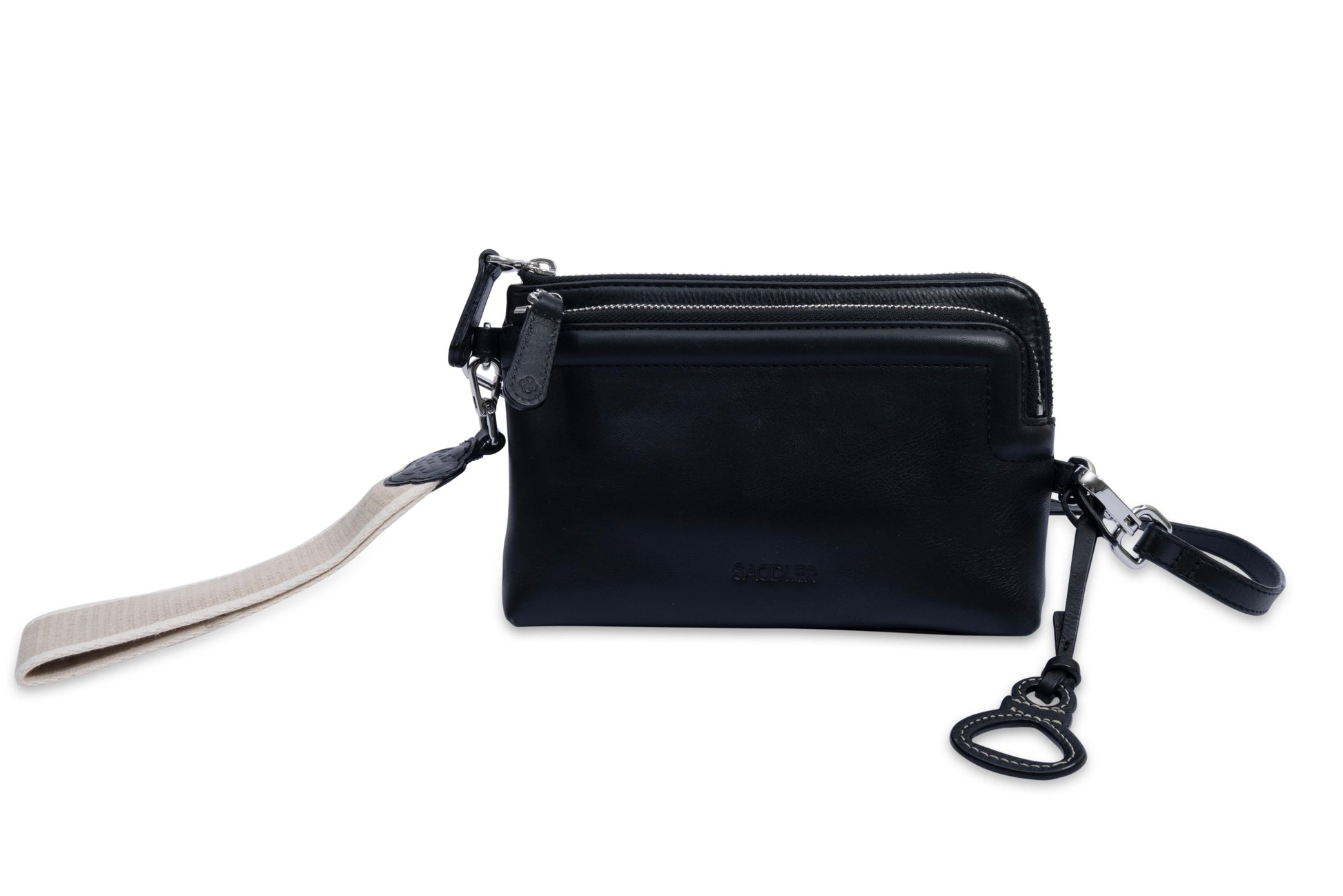 Heather Leather Clutch & Crossbody Bag - Bascora
