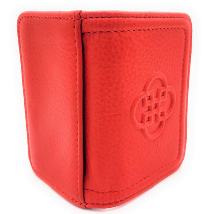 Jade RFID Leather Card Holder – Red | Saddler - Bascora
