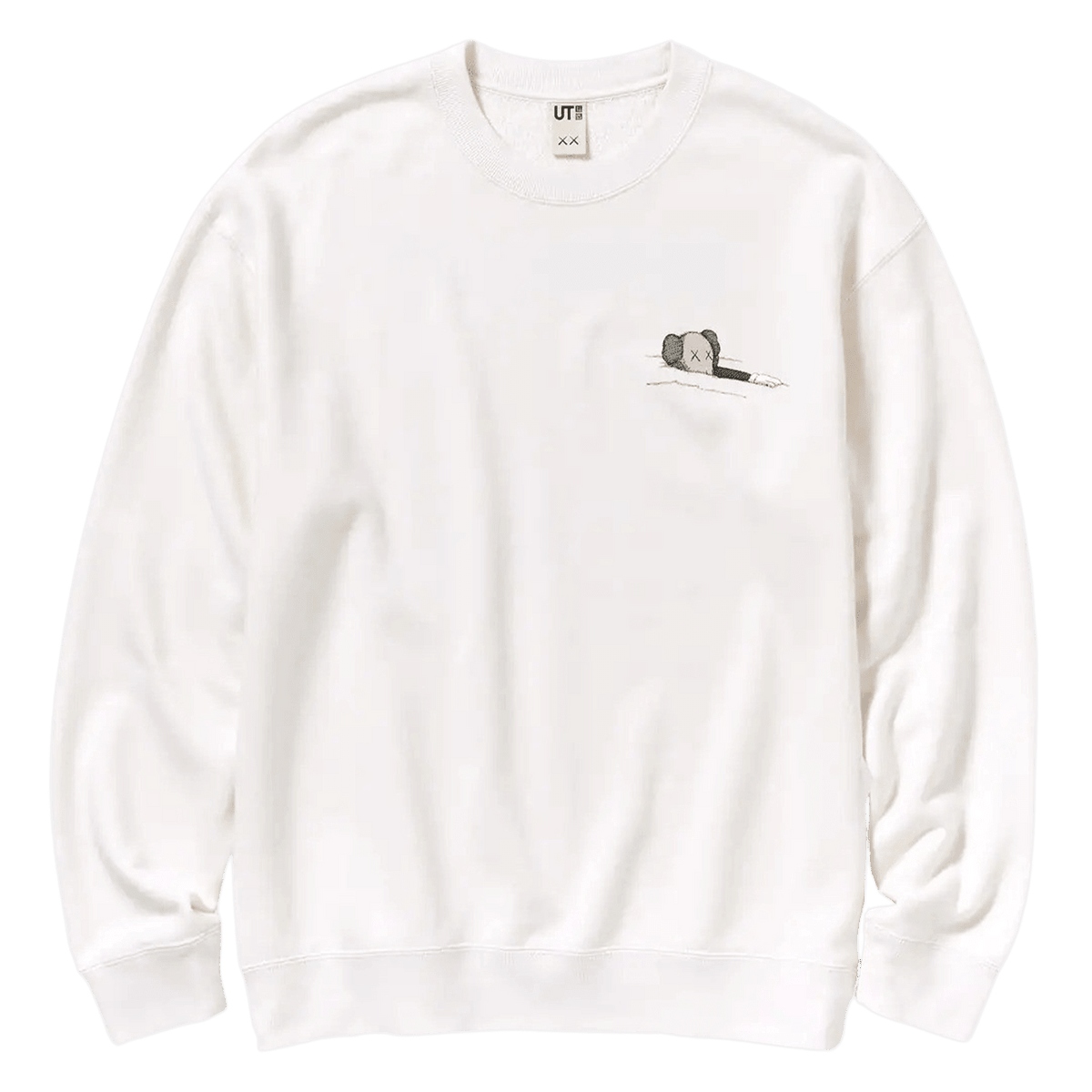KAWS x UNIQLO UT Graphic Sweatshirt 'White' - Bascora