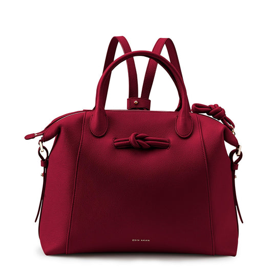 Esin Akan Wimbledon Leather Laptop Backpack