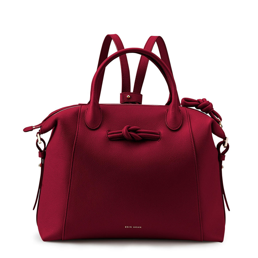 Esin Akan Wimbledon Leather Laptop Backpack