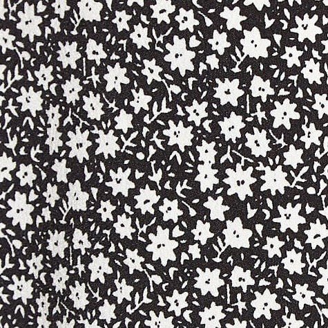 Kiyo Candy Bud Print Midi Skirt - Bascora