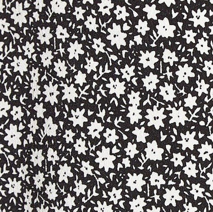 Kiyo Candy Bud Print Midi Skirt - Bascora