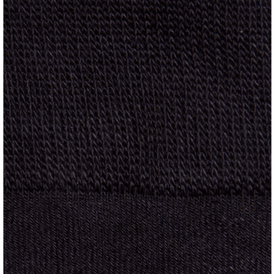 Knee-High Bamboo Thermal Socks - Wellington Boots Socks Organic Thermal - Black - Bascora