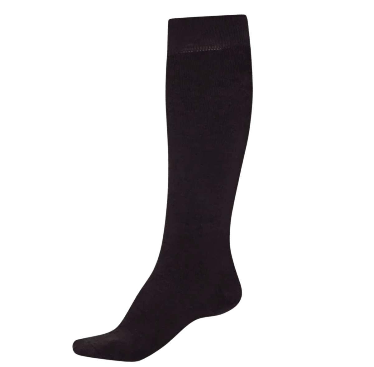 Knee-High Bamboo Thermal Socks - Wellington Boots Socks Organic Thermal - Black - Bascora