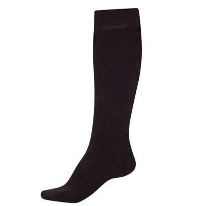 Knee-High Bamboo Thermal Socks - Wellington Boots Socks Organic Thermal - Black - Bascora