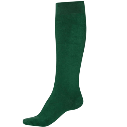 Knee-High Bamboo Thermal Socks - Wellington Boots Socks Organic Thermal - Green - Bascora