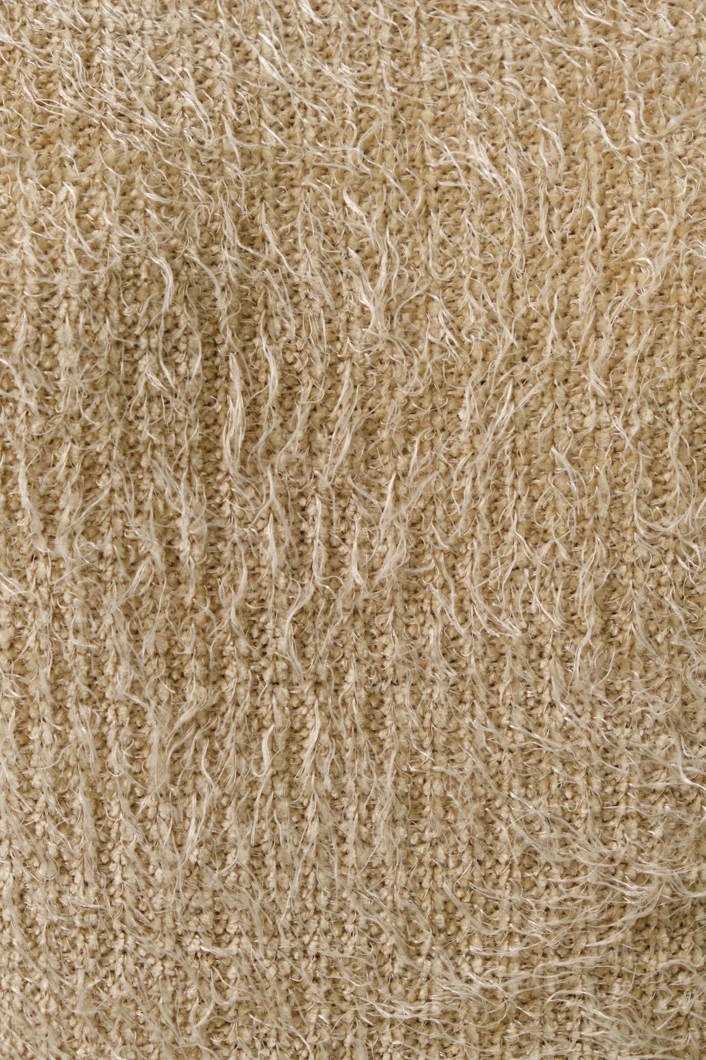 Laureen Eyelash Rib Short Sleeve Jumper – Beige - Bascora