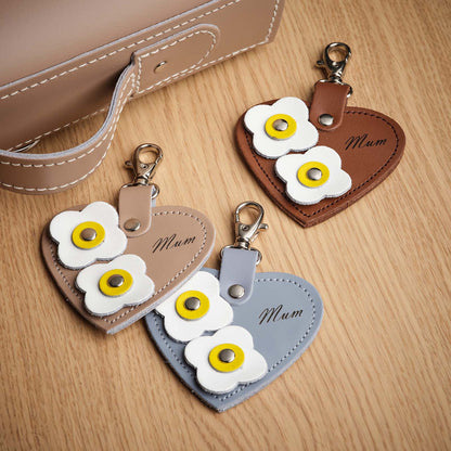 various Leather Love Heart ‘Mum’ Bag Charms