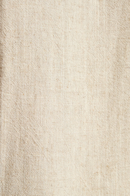 Lloyd Linen Mix Button Side Midi Skirt Natural | Louche