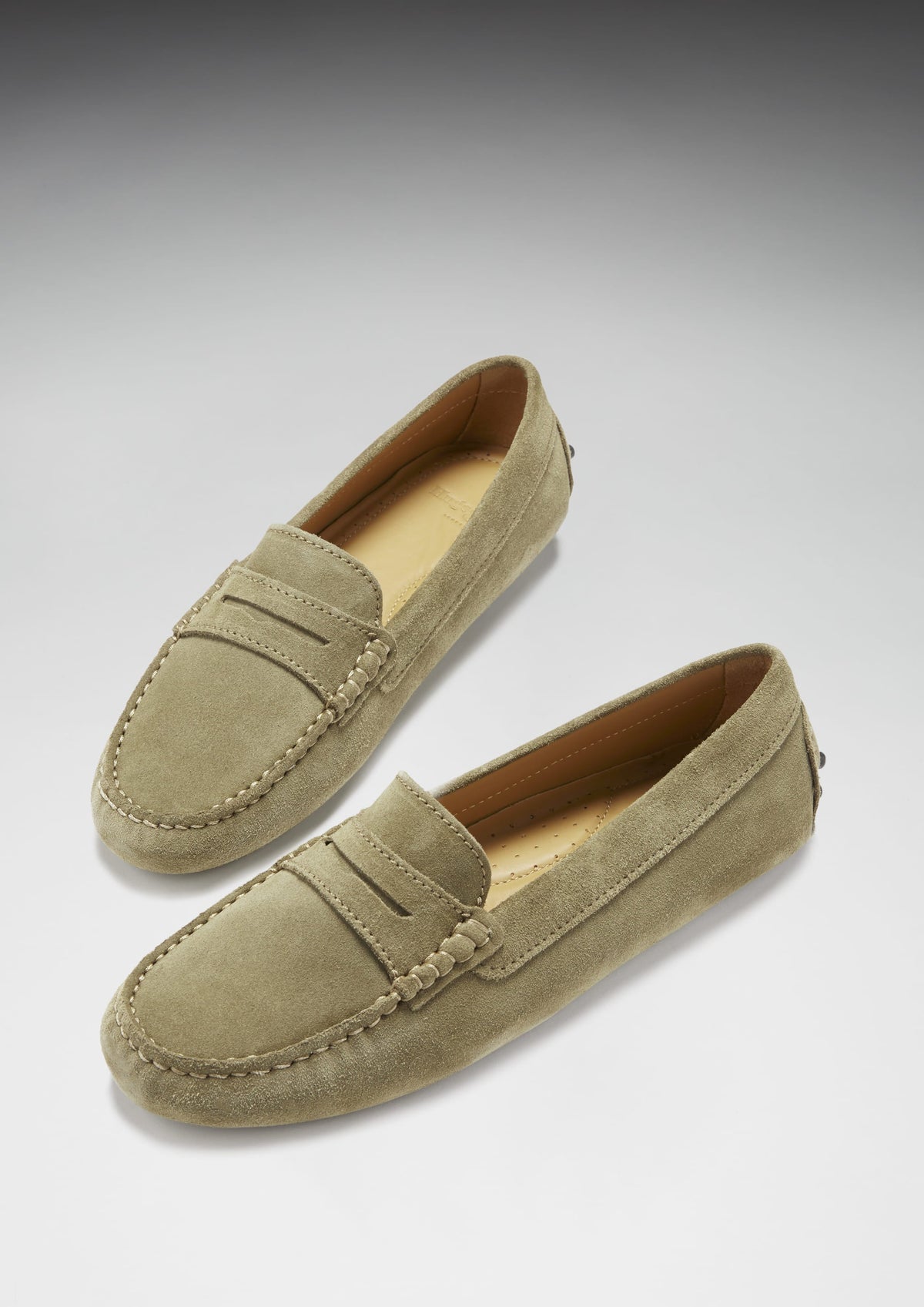 Hugs & Co. Women's Truffle Suede Penny Driving Loafers