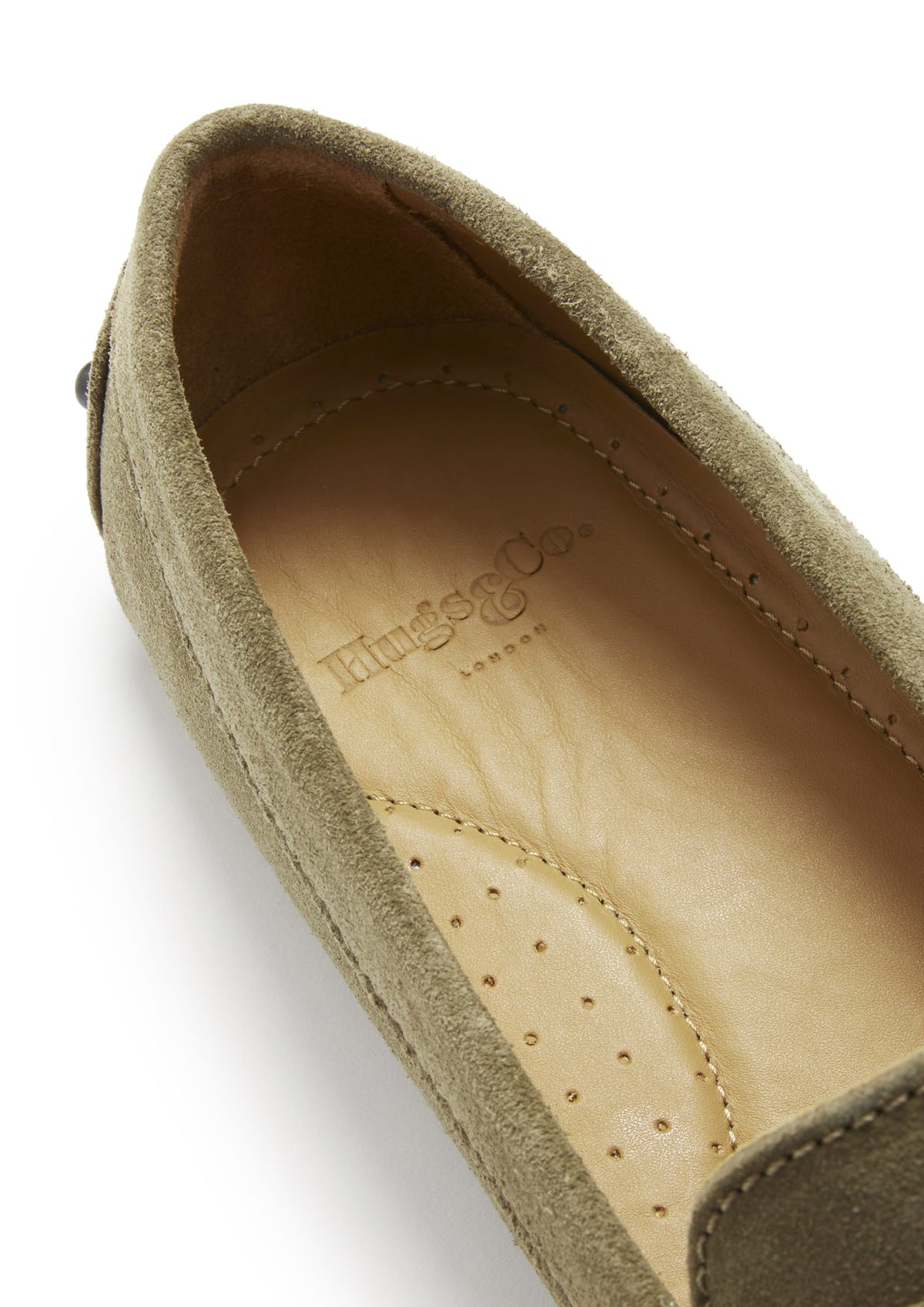 Hugs & Co. Women's Truffle Suede Penny Driving Loafers