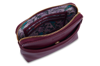 Louisa RFID Leather Organiser Pouch - Bascora