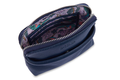 Louisa RFID Leather Organiser Pouch - Bascora