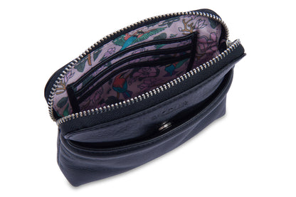 Louisa RFID Leather Organiser Pouch - Bascora