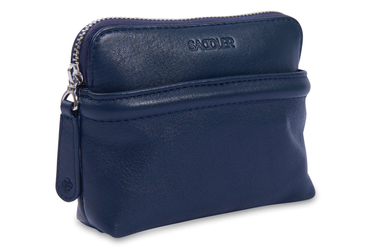 Louisa RFID Leather Organiser Pouch - Bascora