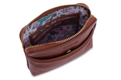 Louisa RFID Leather Organiser Pouch - Bascora