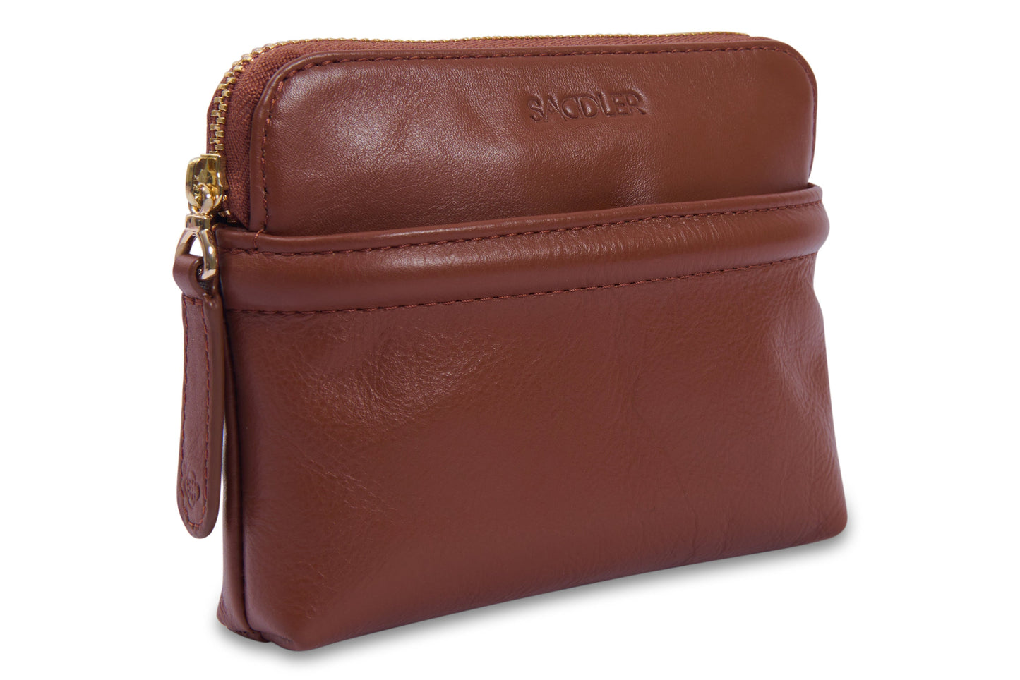 Louisa RFID Leather Organiser Pouch - Bascora
