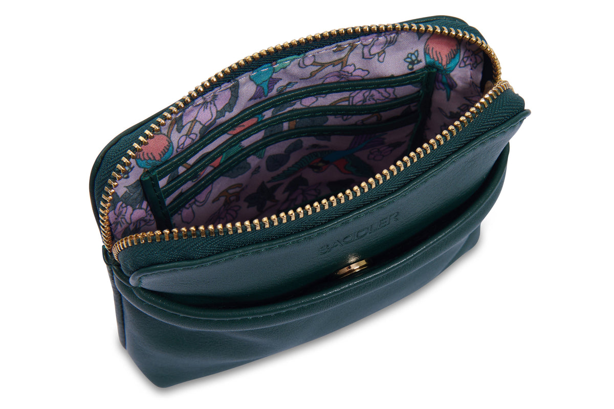 Louisa RFID Leather Organiser Pouch - Bascora