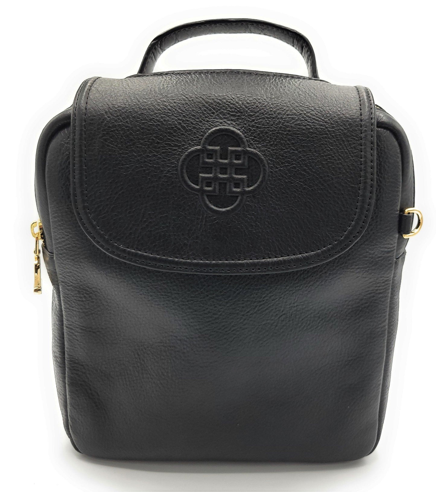 Maxie Leather Mini Backpack – Black - Bascora