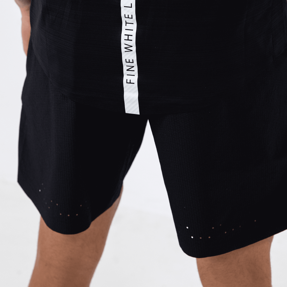Men's Black Astral shorts - Bascora