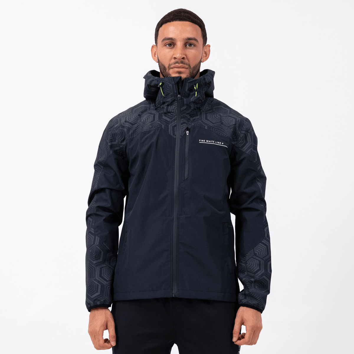 Men's Black Galactic Jacket - Bascora