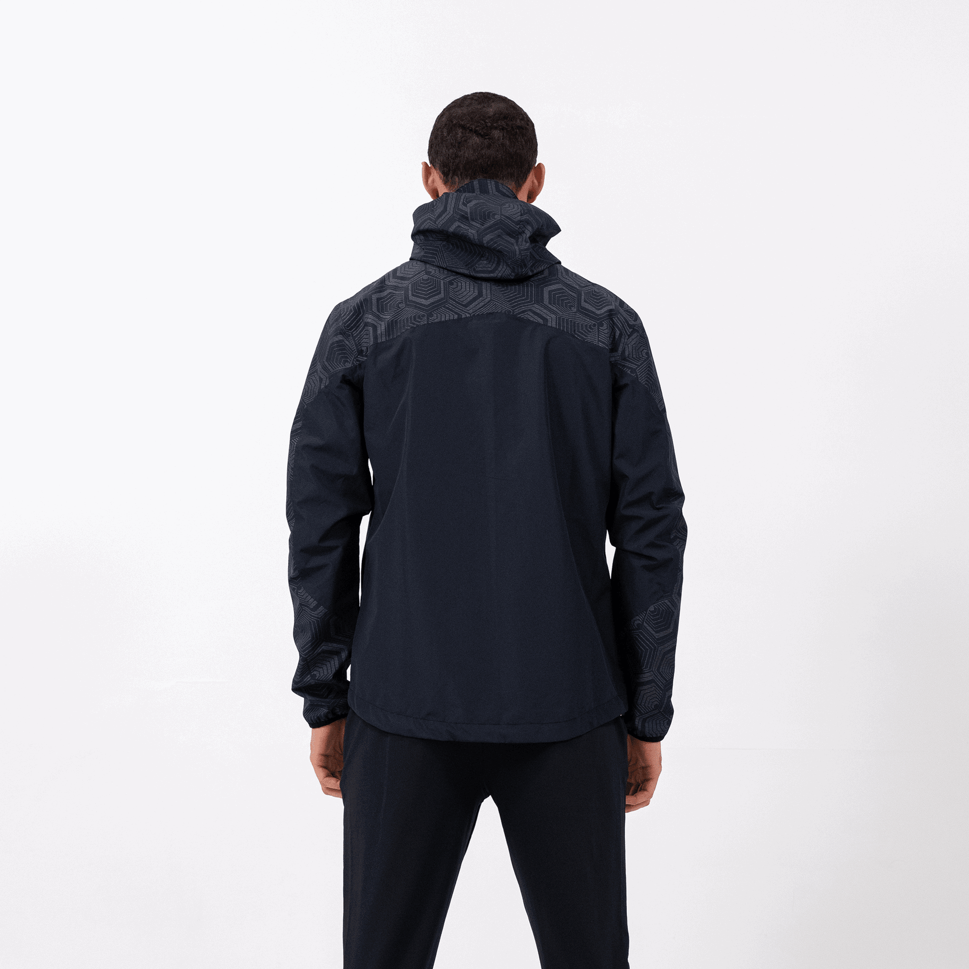 Men's Black Galactic Jacket - Bascora