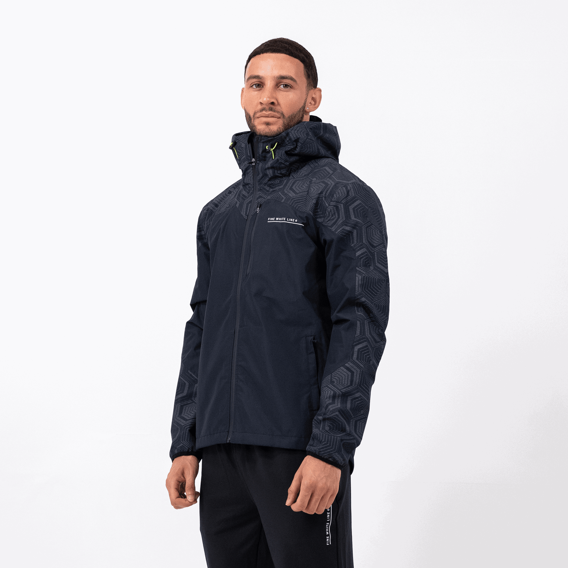 Men's Black Galactic Jacket - Bascora