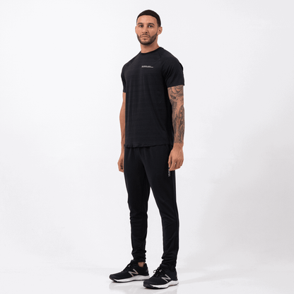 Men's Black Shift Jogging Pants - Bascora