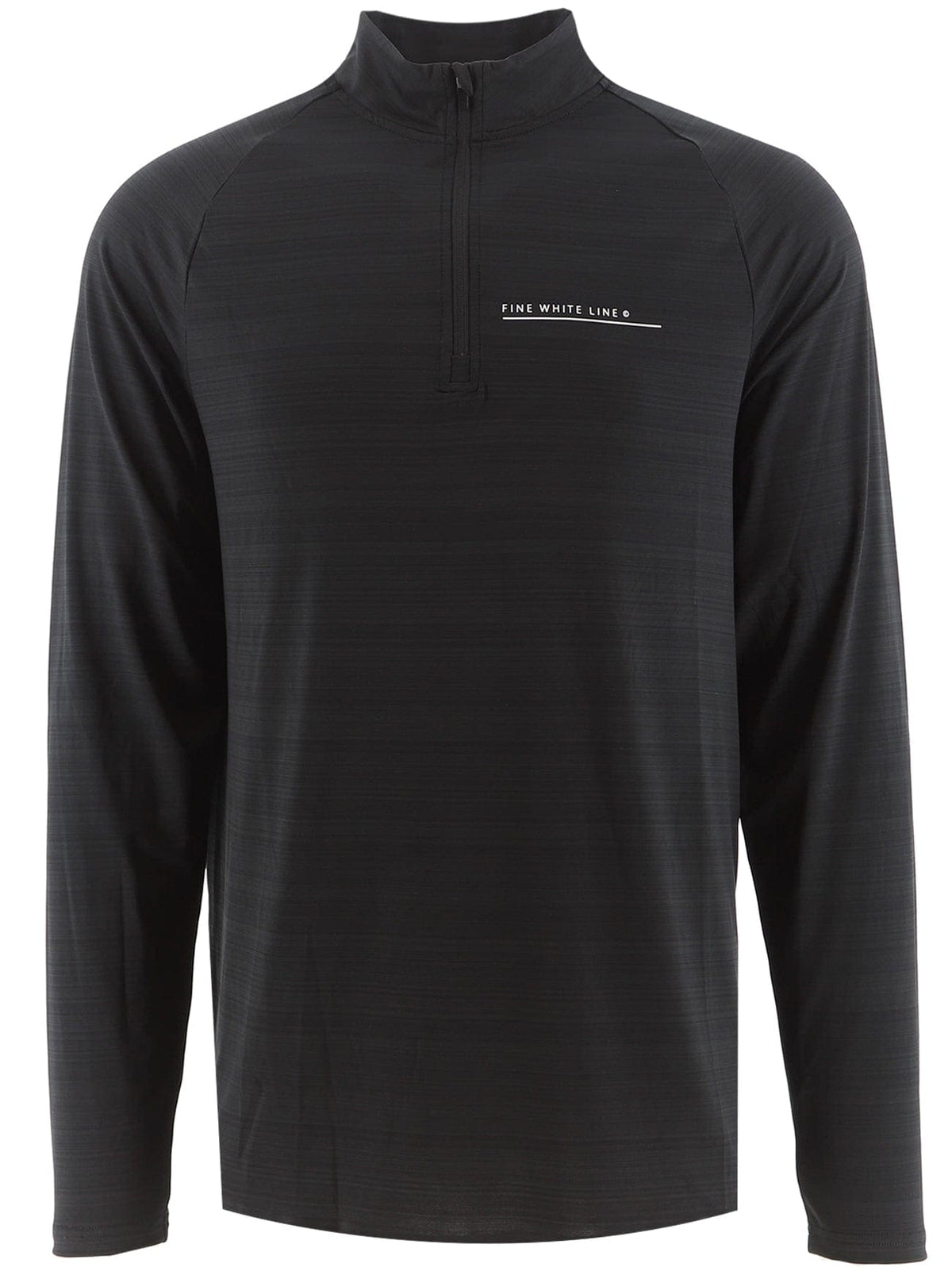 Men's Comet Black 1/4 Zip Jacket - Bascora