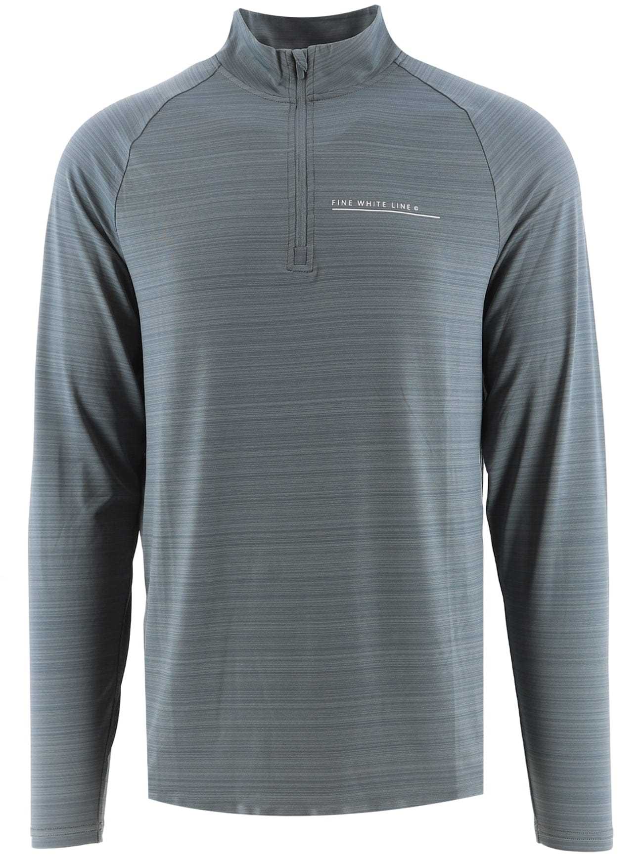 Men's Comet Blue 1/4 Zip Jacket - Bascora