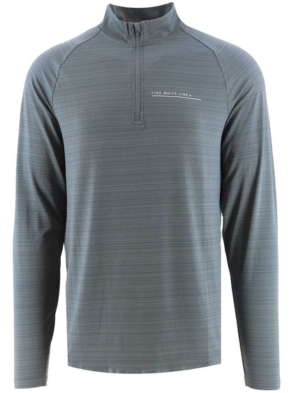 Men's Comet Blue 1/4 Zip Jacket - Bascora