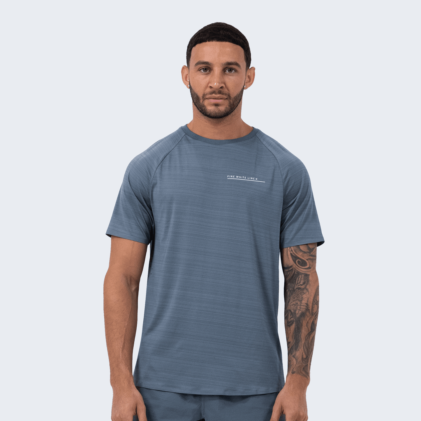 Mens Cosmos Blue T-Shirt - Bascora