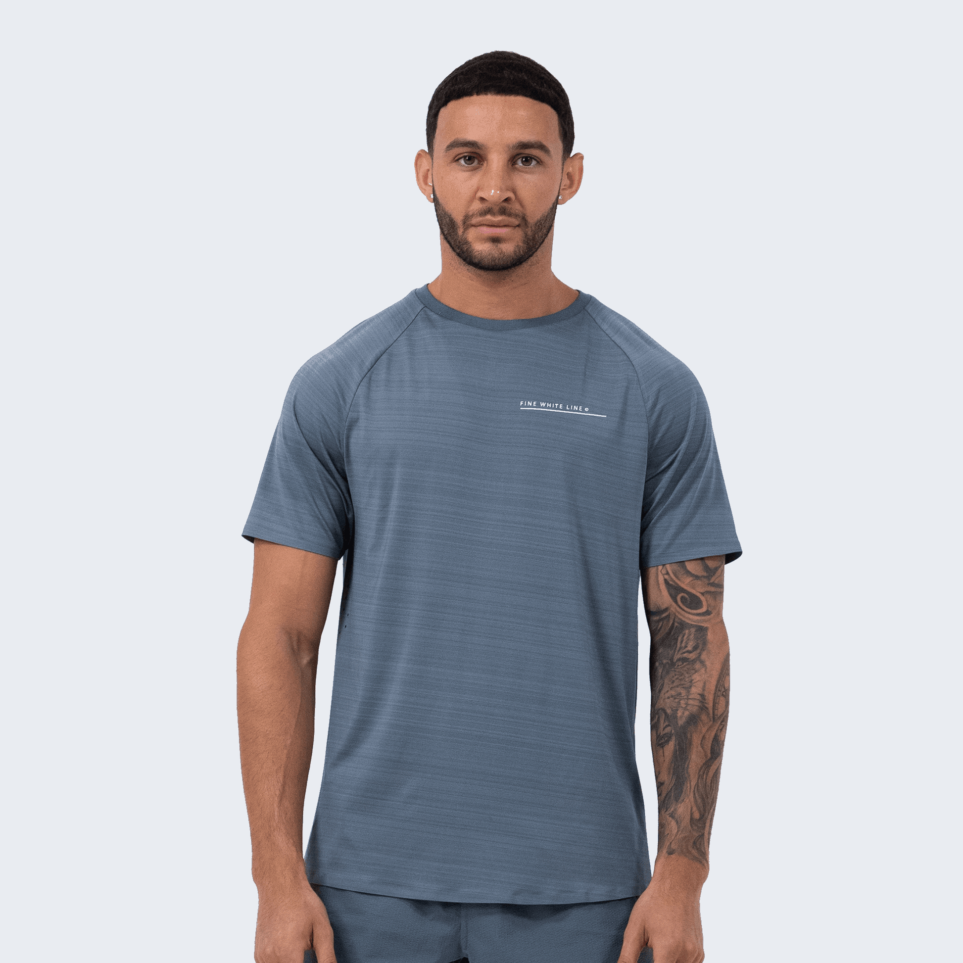 Mens Cosmos Blue T-Shirt - Bascora