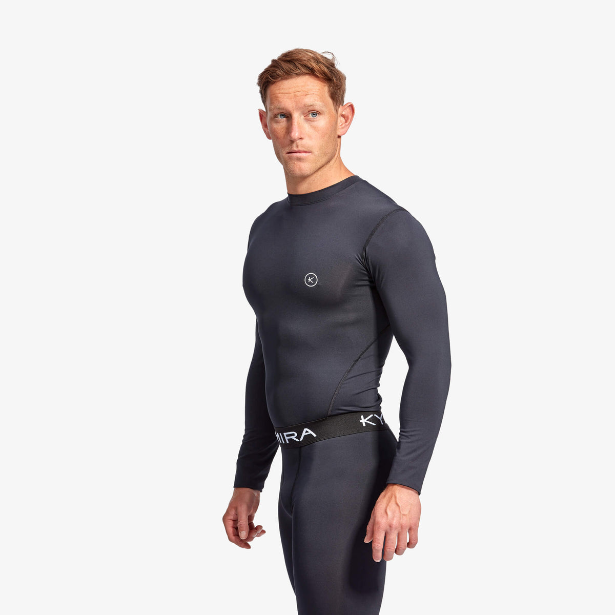Men's Infrared Performance Baselayer Top Long Sleeve - KYMIRA IR50 - Bascora