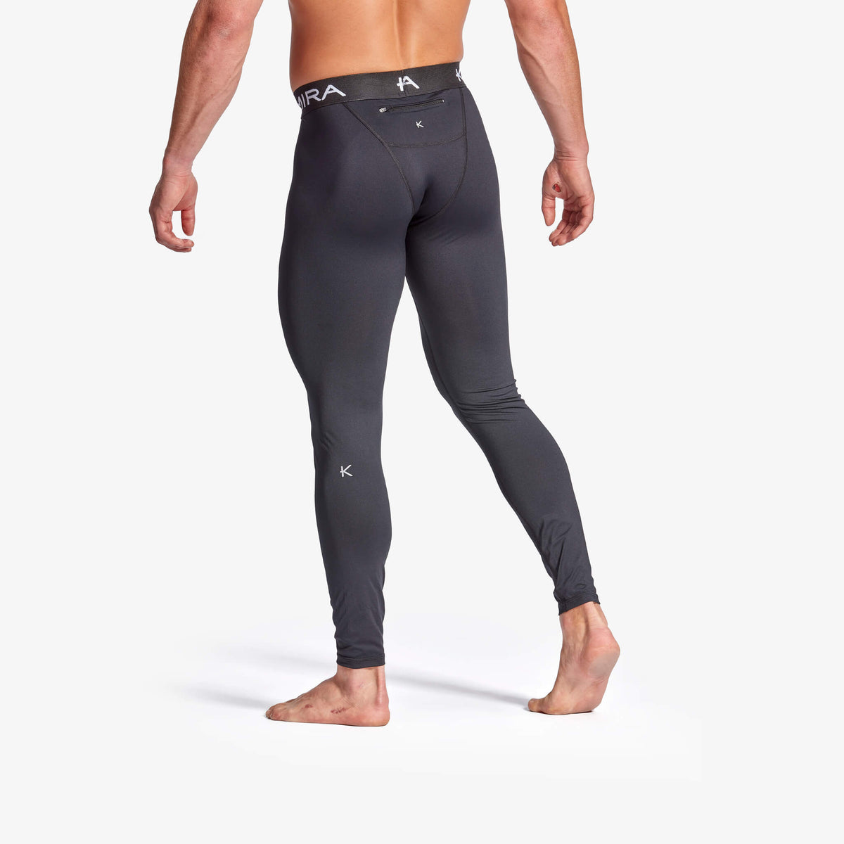 Men's Infrared Performance Leggings with Zip - KYMIRA Core 3.0 - Bascora