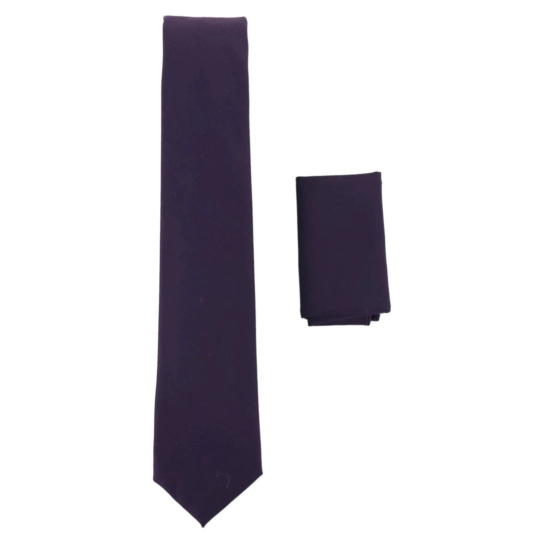 Men's 1920s Peaky Blinders Tie & Hankie Set by TruClothing