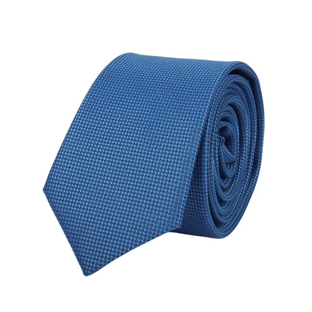 Men's Formal Solid Necktie & Pocket Square Set by TruClothing