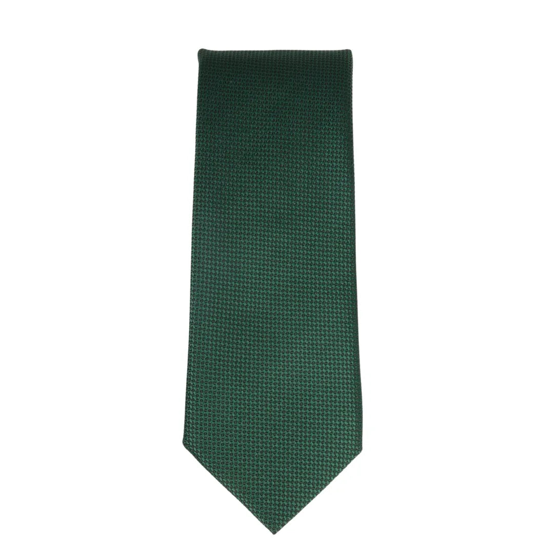 Men's Formal Solid Necktie & Pocket Square Set by TruClothing