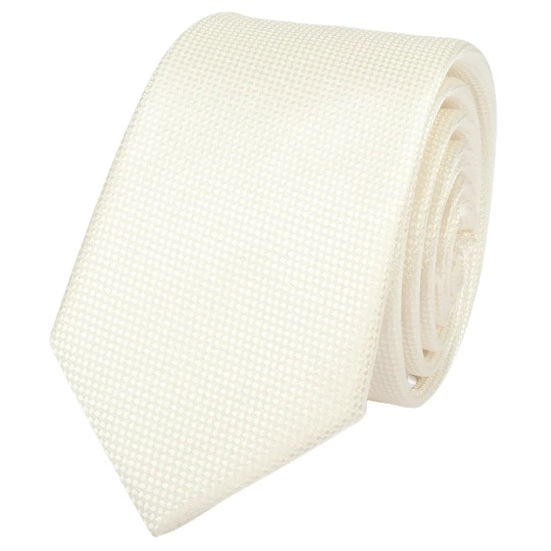 Men's Formal Solid Necktie & Pocket Square Set by TruClothing
