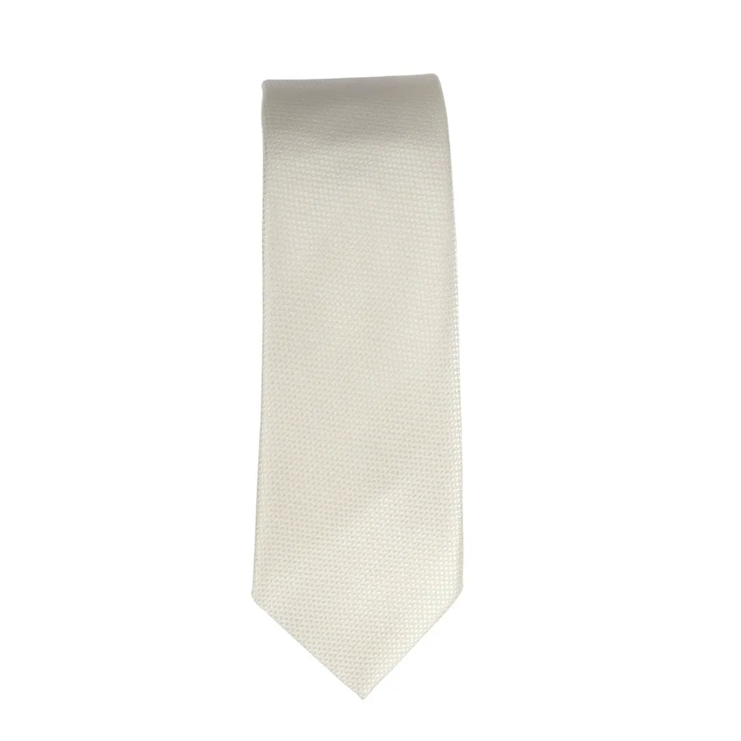 Men's Formal Solid Necktie & Pocket Square Set by TruClothing