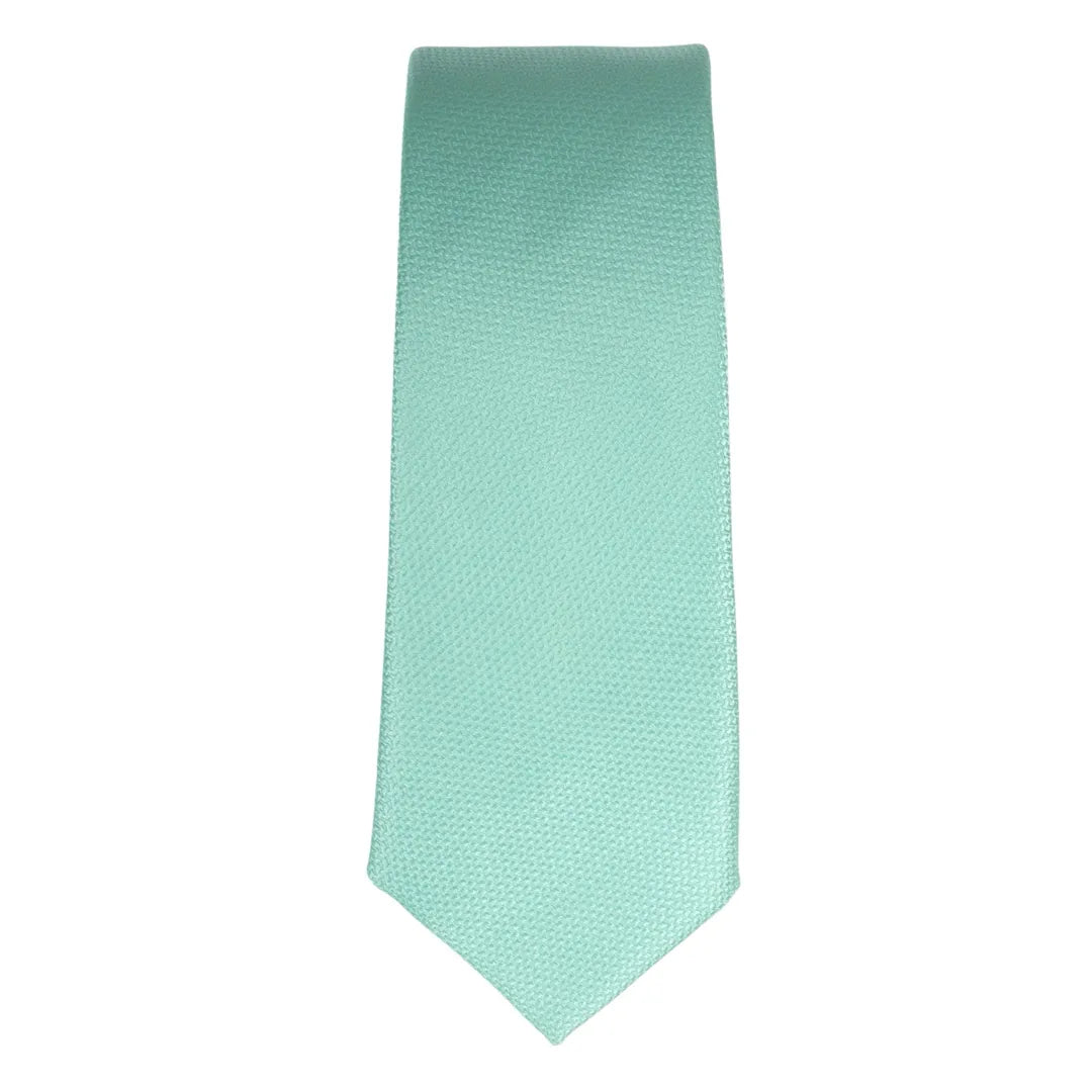 Men's Formal Solid Necktie & Pocket Square Set by TruClothing