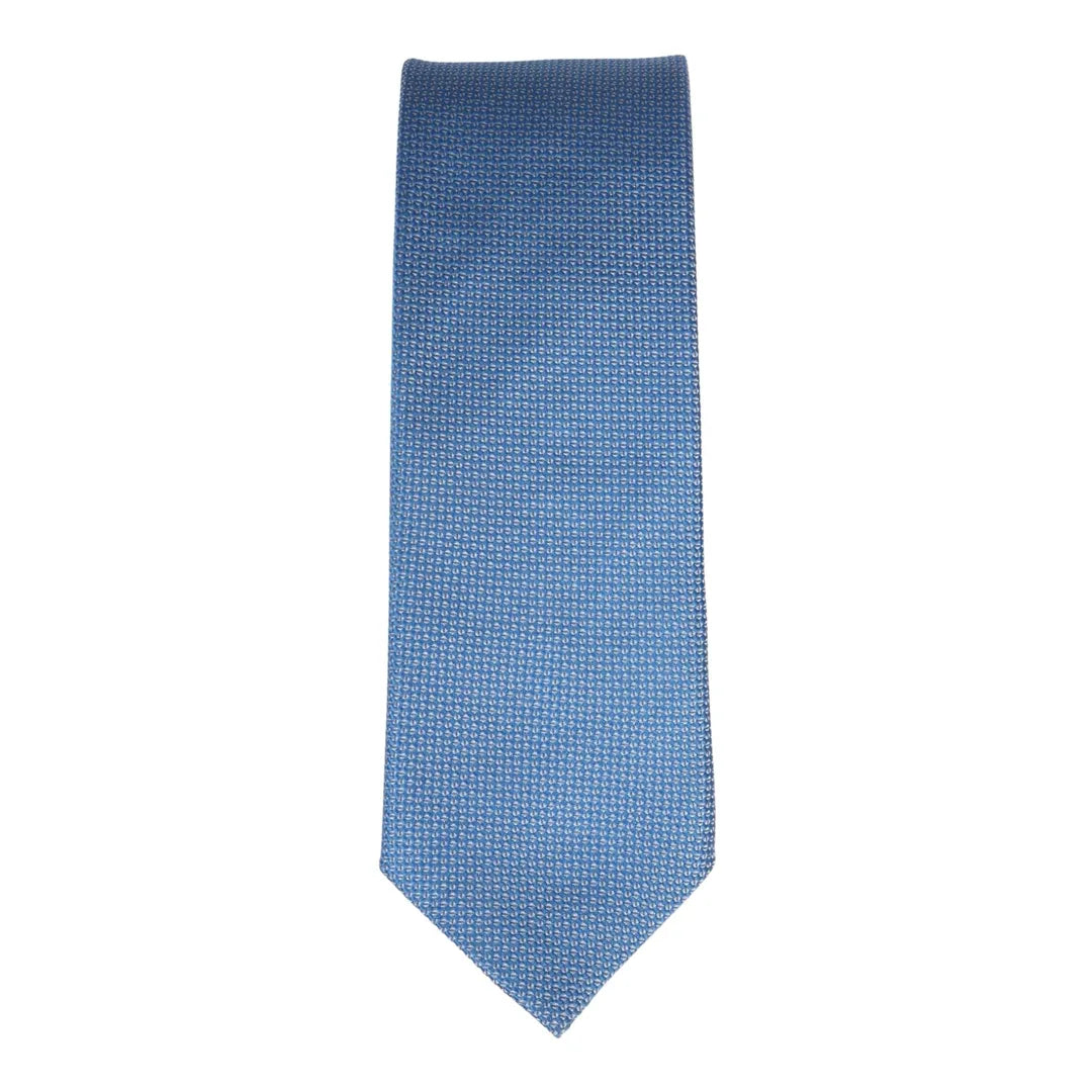 Men's Formal Solid Necktie & Pocket Square Set by TruClothing