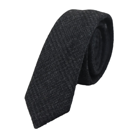 Men's Tweed Herringbone Tie & Pocket Square Set by TruClothing