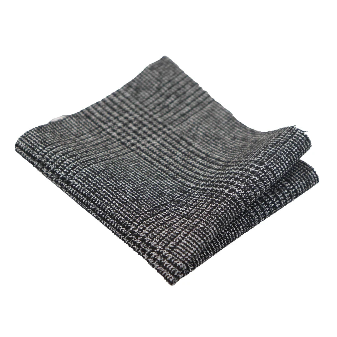 Men's Tweed Herringbone Tie & Pocket Square Set by TruClothing