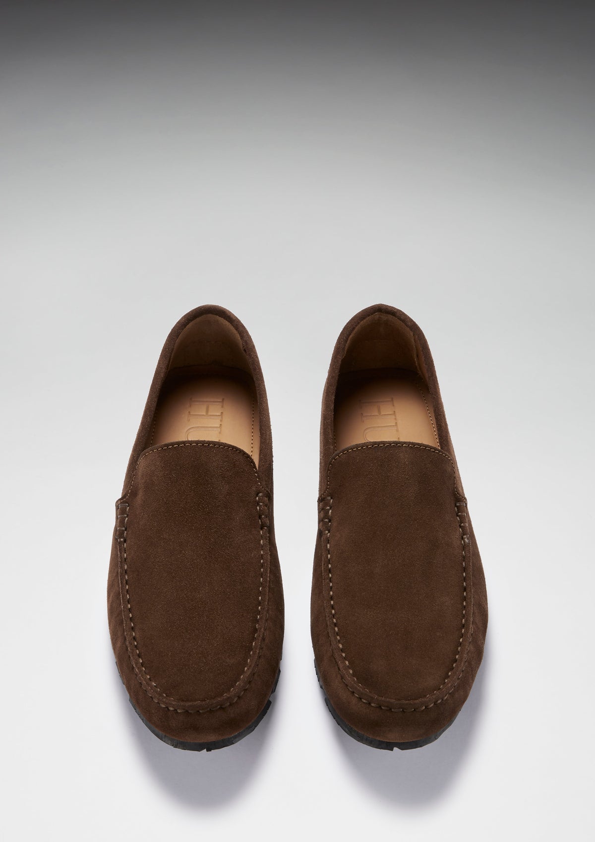 Hugs & Co. Men's Brown Suede TS1 Driving Loafers