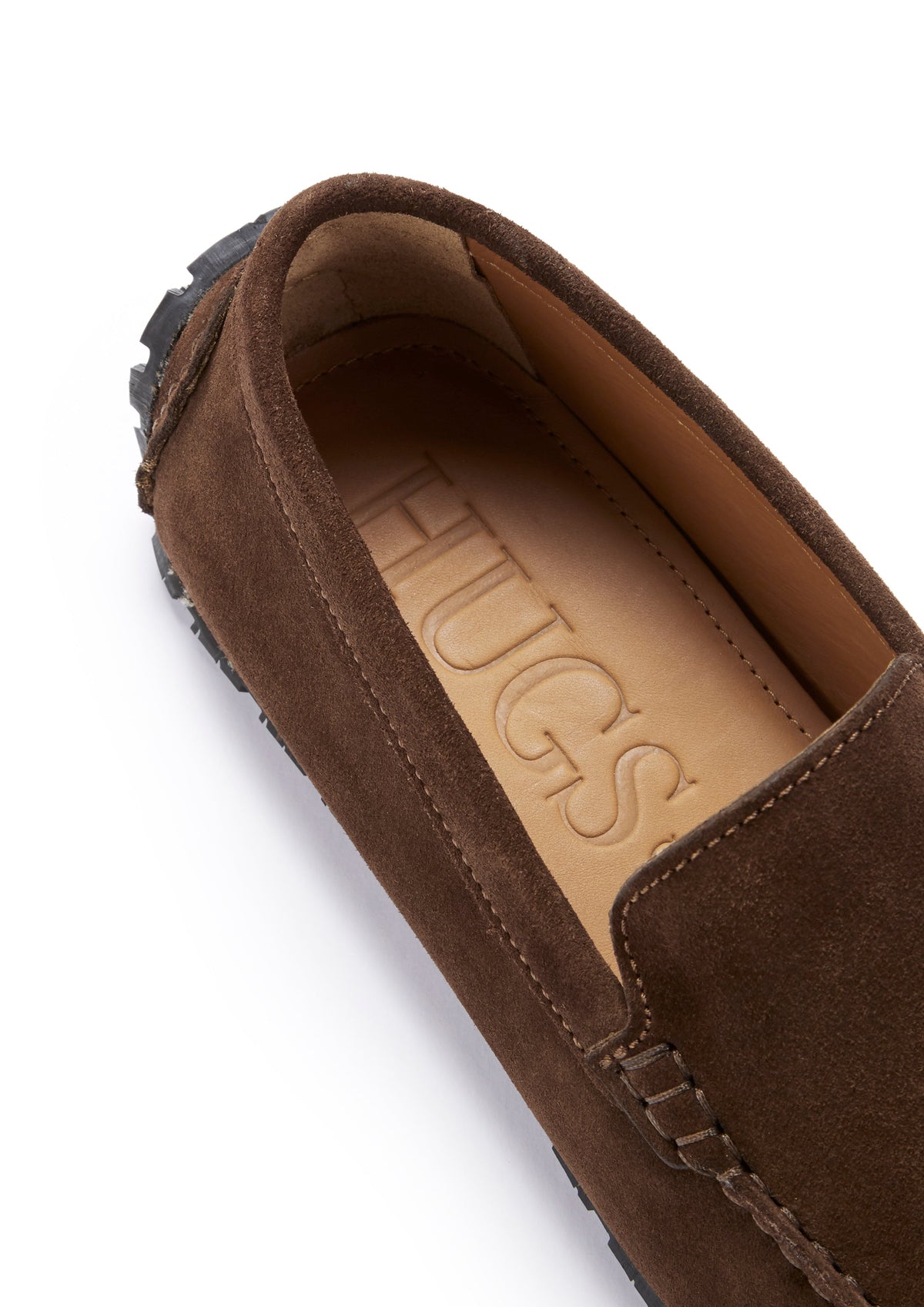 Hugs & Co. Men's Brown Suede TS1 Driving Loafers